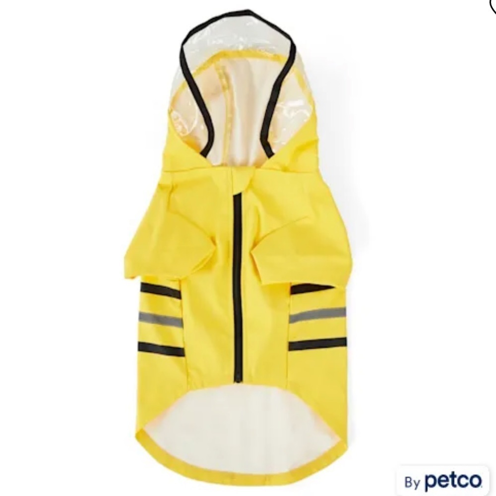 NWT reflective dog raincoat XXL